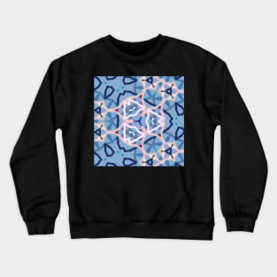 Kaleidoscope of Abstract Lines Of Soft Colors Crewneck Sweatshirt